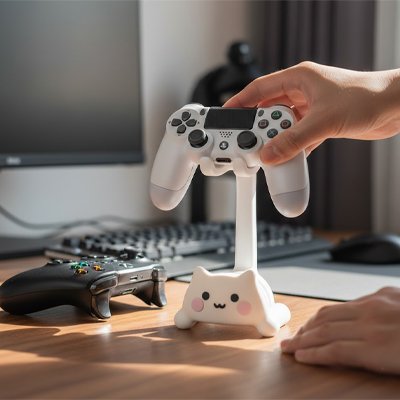 Porte manette vu de face éclairé