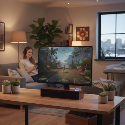 Barre de son pour PC connexion USB filaire et bluetooth