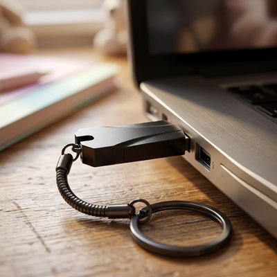 Clé usb 1to​ noir sur le coté de pc - Mon Univers Tecno