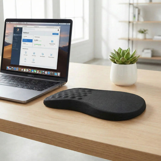 Surface antidérapante tapis de souris ergonomique  vu sur bureau - Mon Univers Tecno