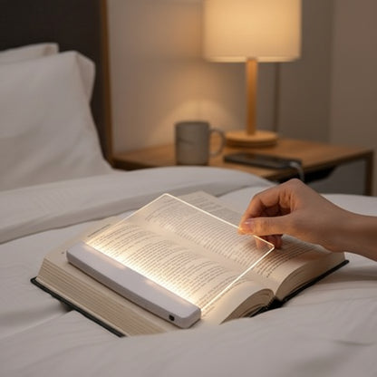 Lampe de lecture blanche largeur adapter sur page 