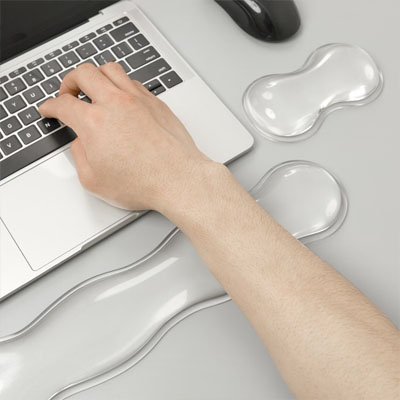 Repose poignets clavier gel transparent - Mon Univers Tecno