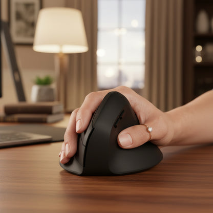 Souris ergonomique verticale en main confort plus - Mon Univers Tecno