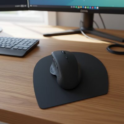 Souris ergonomique vue de haut