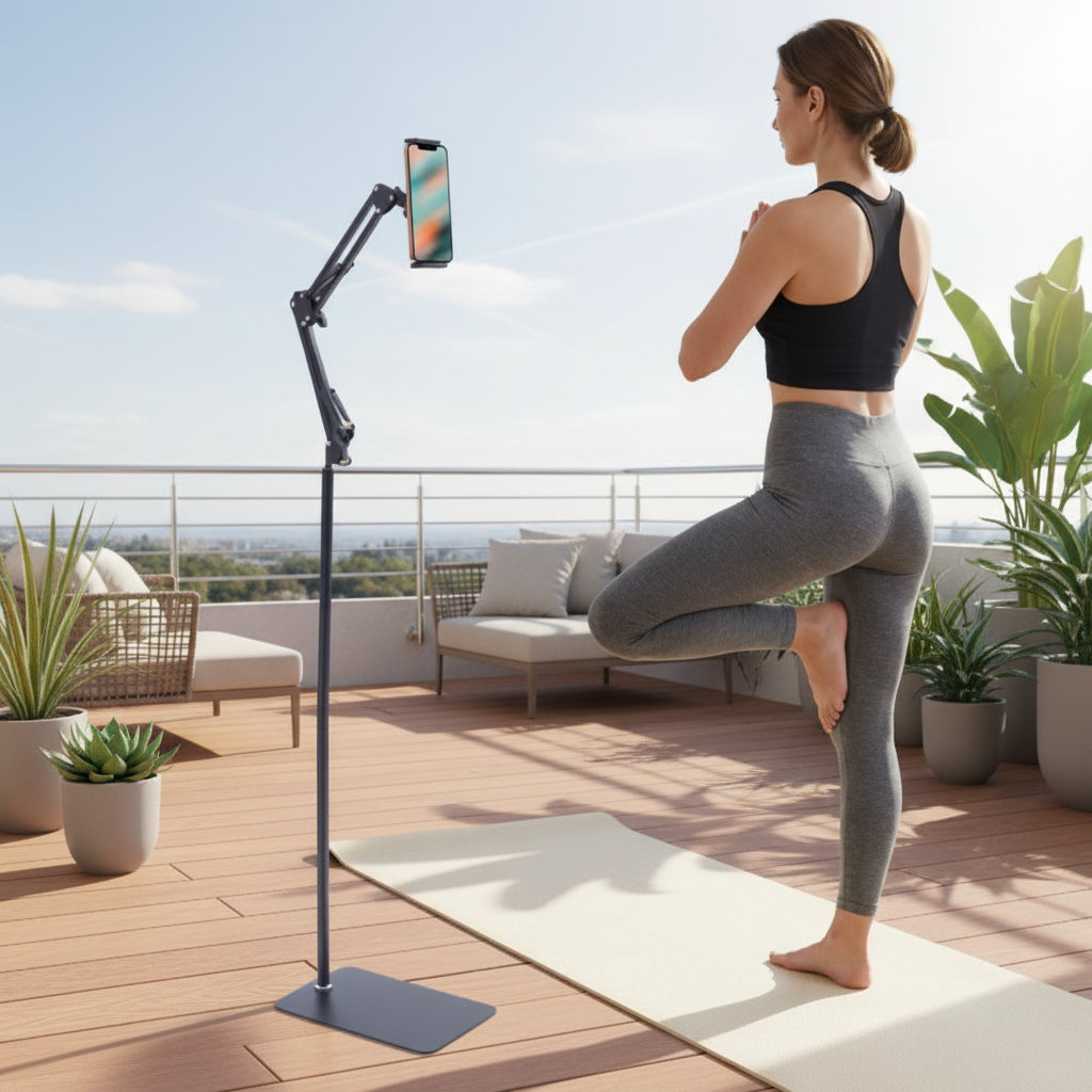 Support pour tablette main libre femme Yoga - Mon Univers Tecno