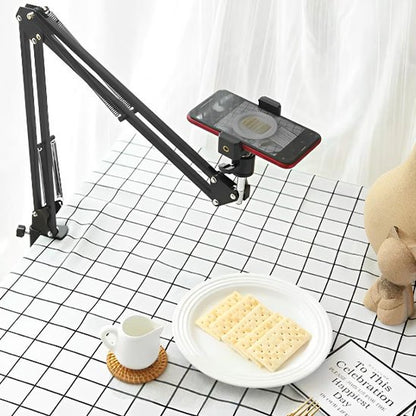 Support téléphone rotation 360 degrés fixé sur table