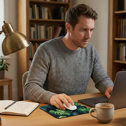 Tapis de souris resistant homme télétravail